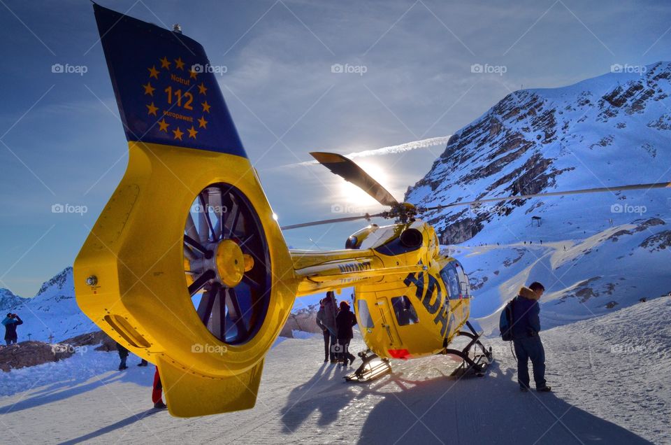 Heli at the Zugspitze, Germany