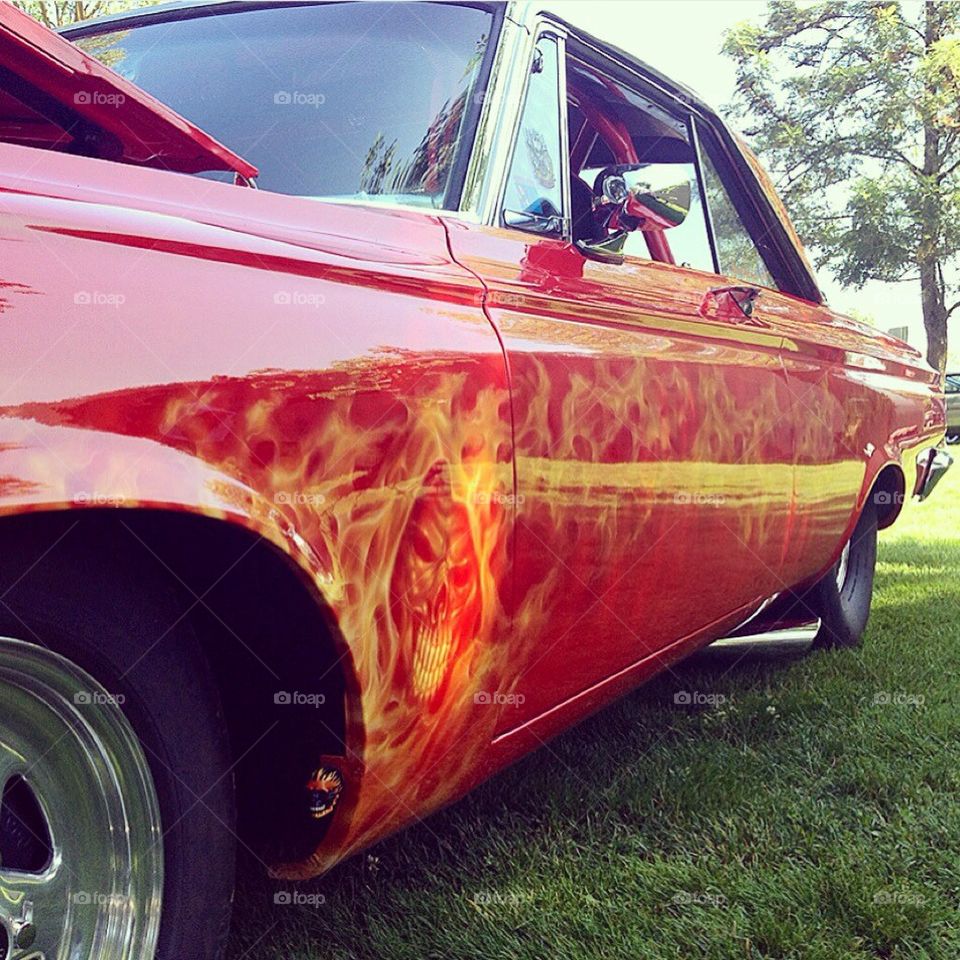 Old school flames