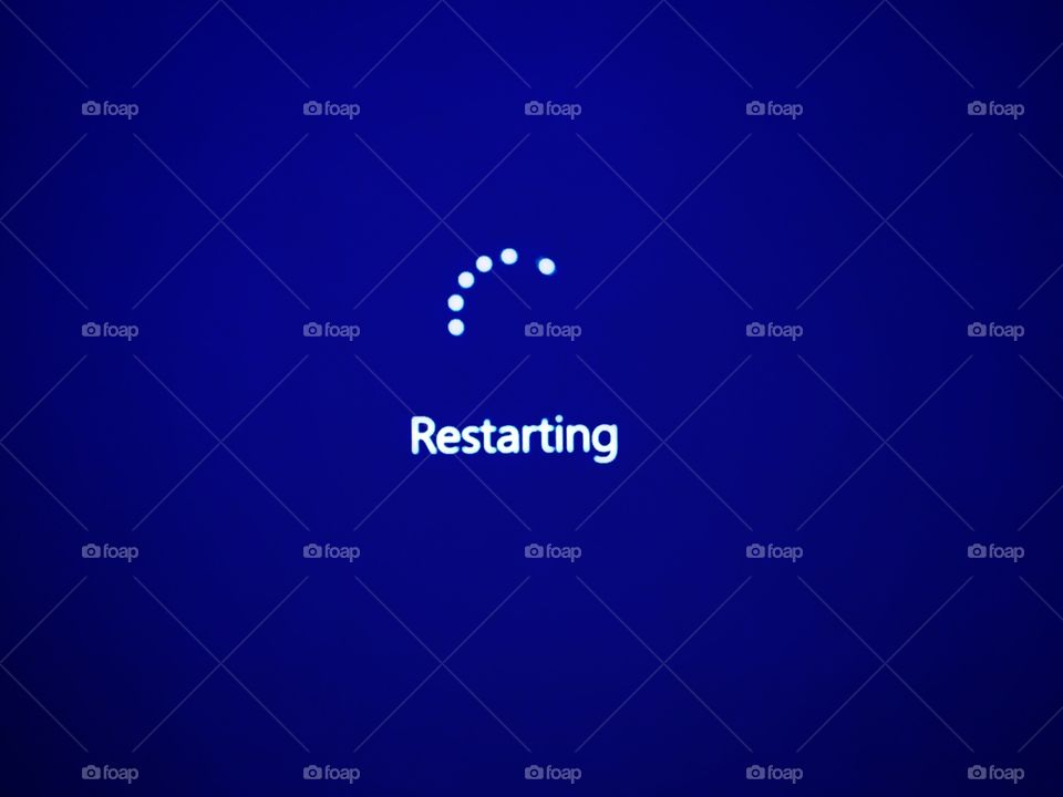 Restart screen