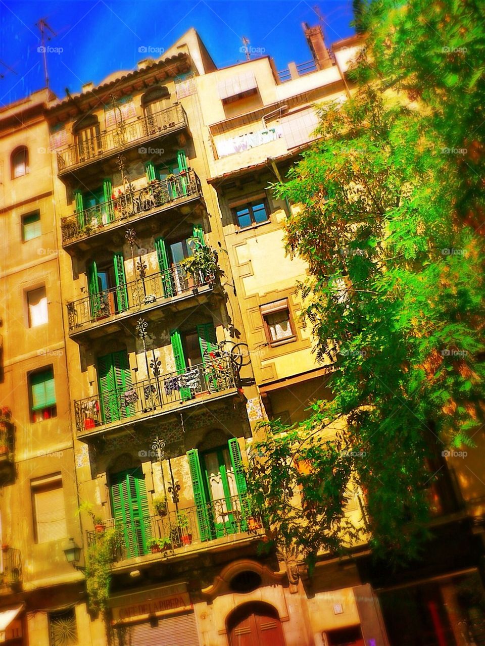 Apartment building in Spain 