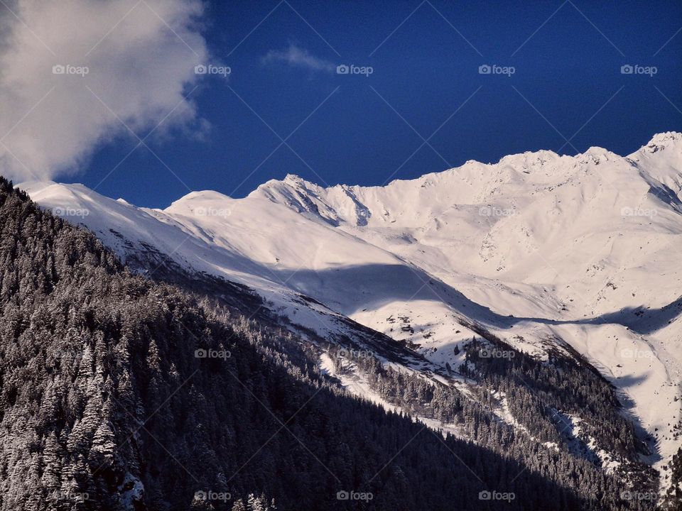 Morning Mountain Vibes; strikingly scintillating