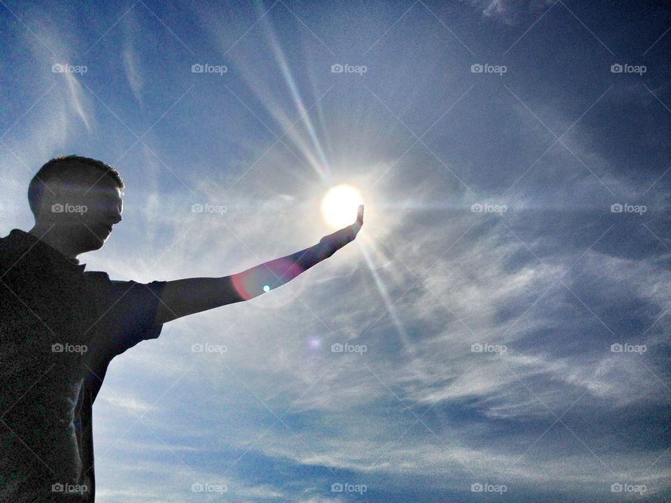 sky united kingdom sun hand by mrgrambo