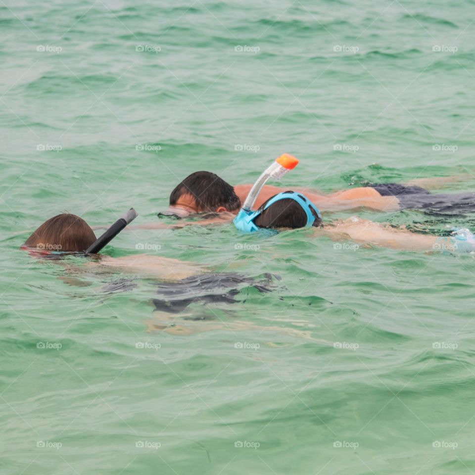 Snorkeling summer fun