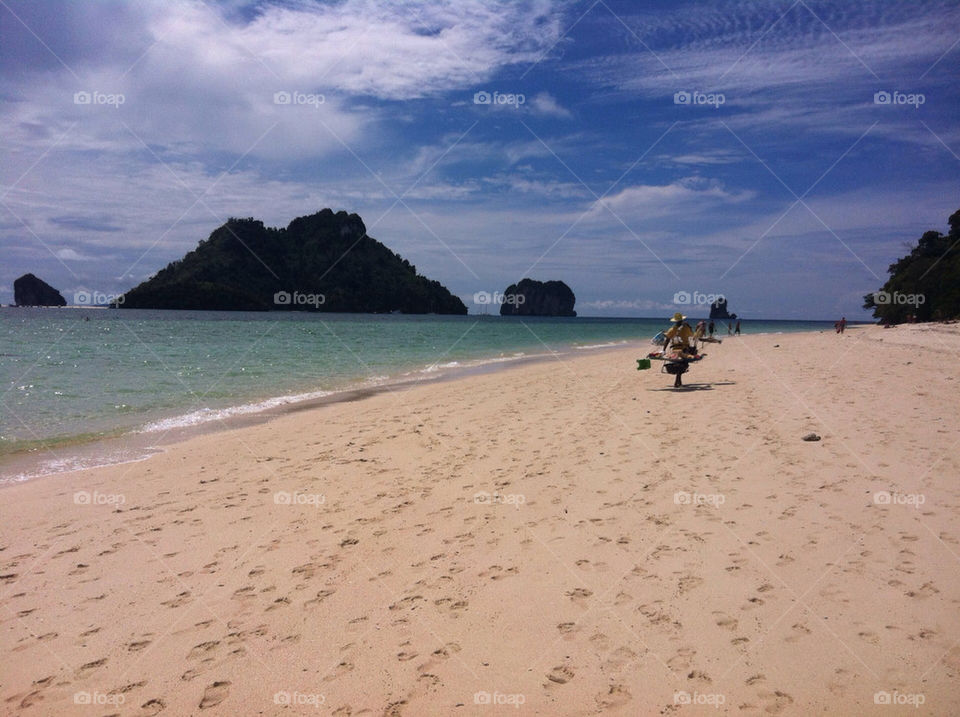 beach ocean people sand by marresergio