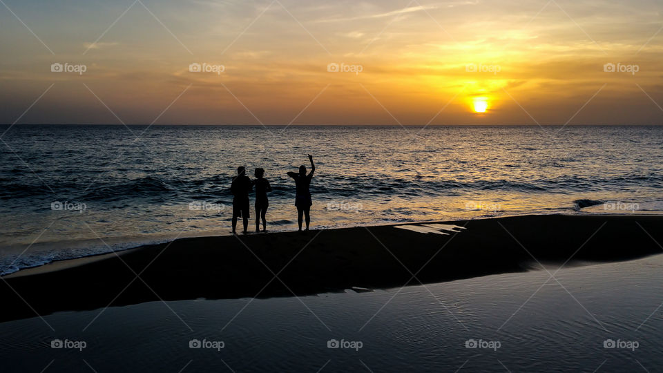 sunset crash boat Beach