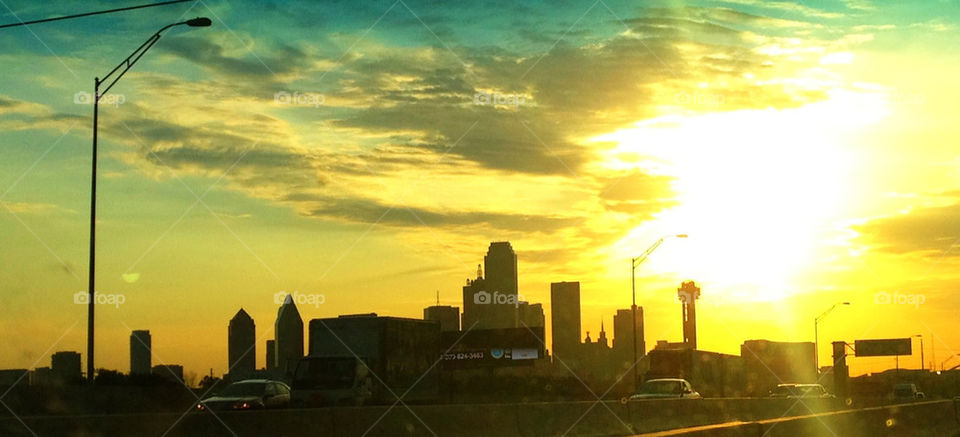 city sunrise texas united by chadhudecki