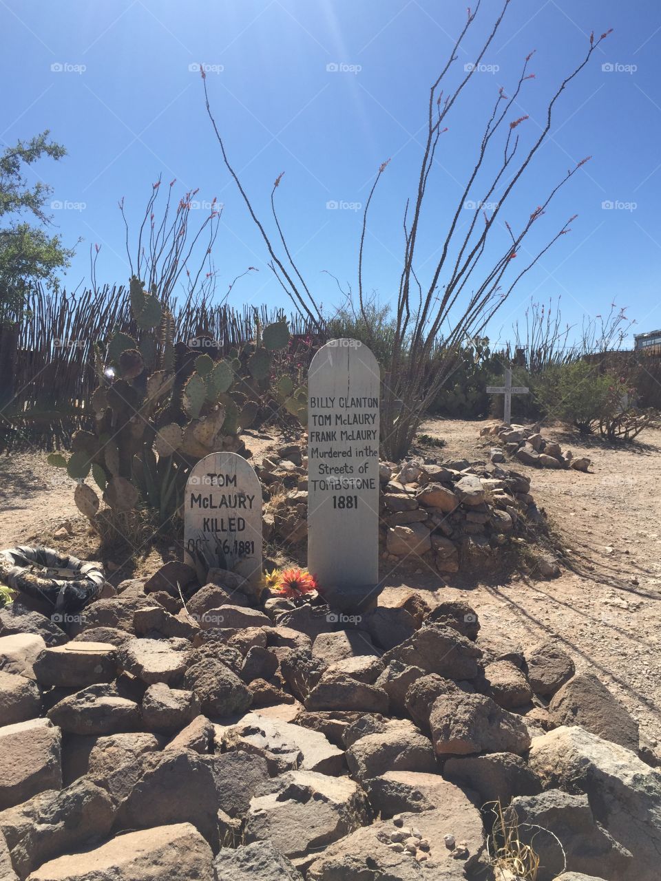 Boot Hill graveyard. Tombstone, Arizona 