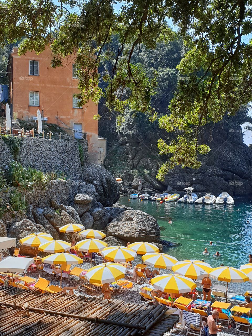 San Fruttuoso, Ligurian Sea, Italy