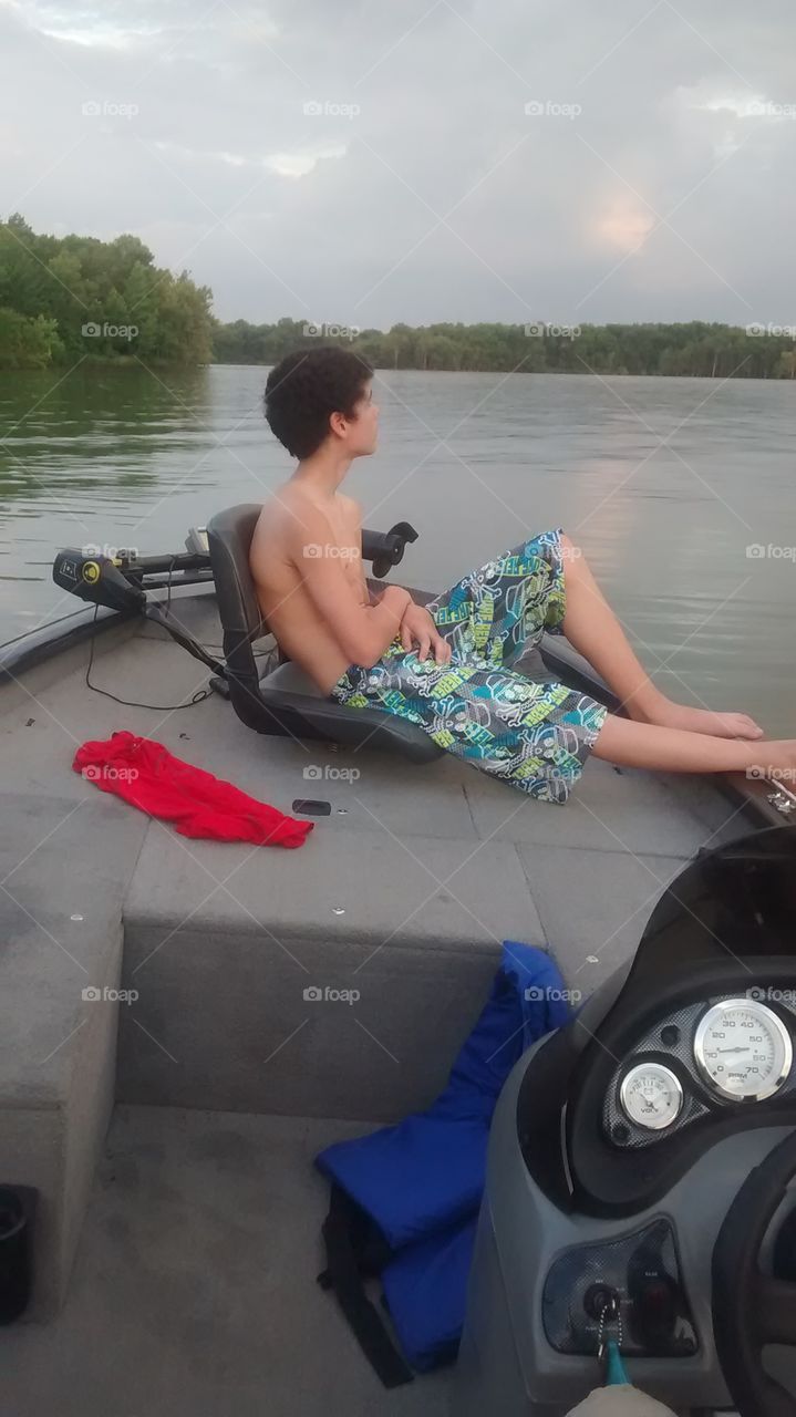 Relaxing on the River
