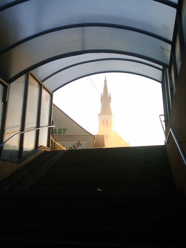 Subway exit