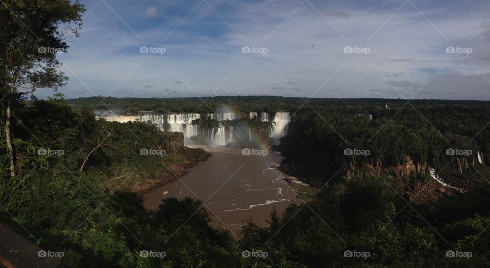 Rainbow at the Cataratas do Iguaçu - Paraná - Brasil 