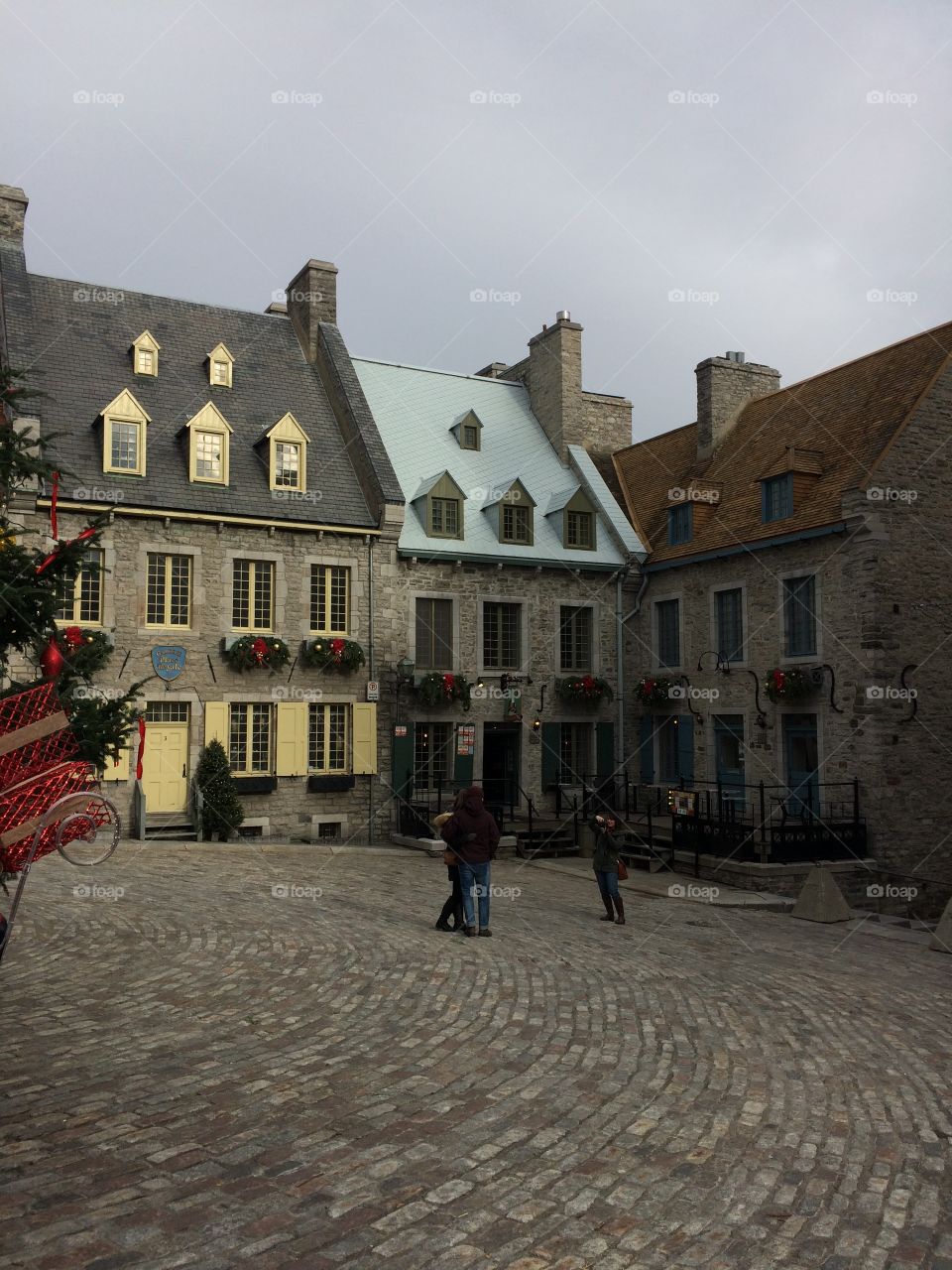 Square in Old Town Quebec 