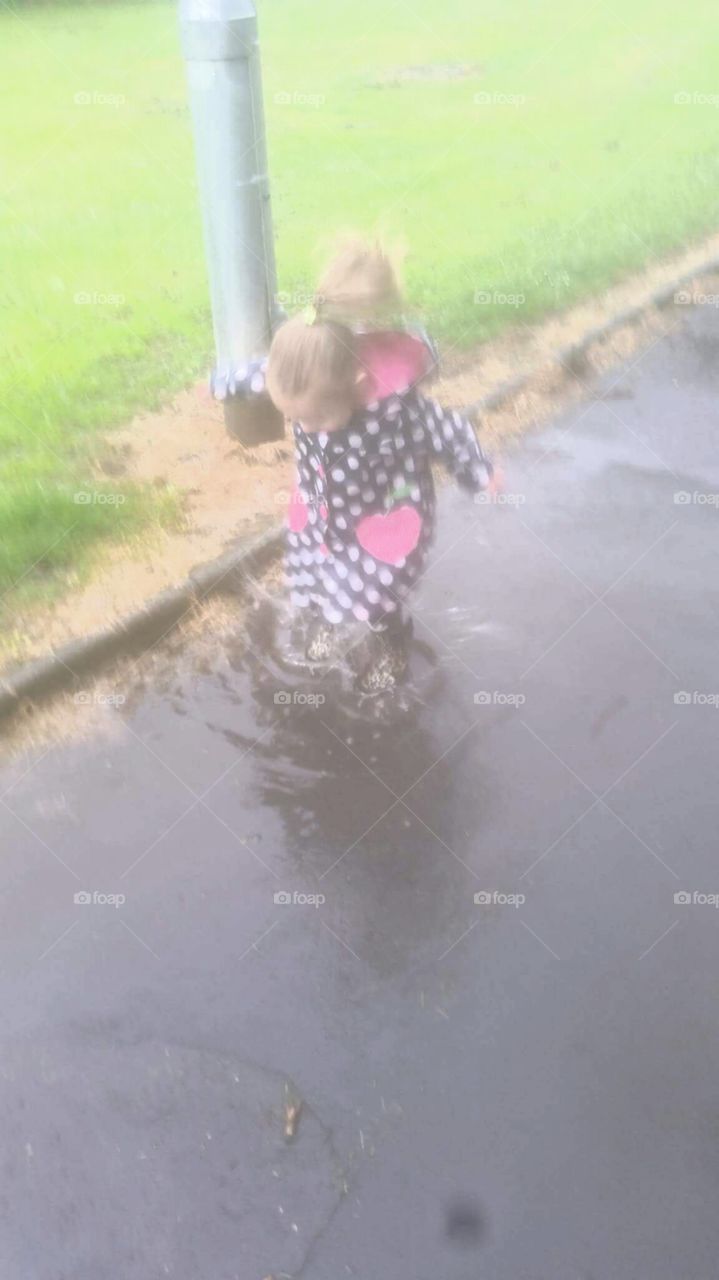 fun in the puddles