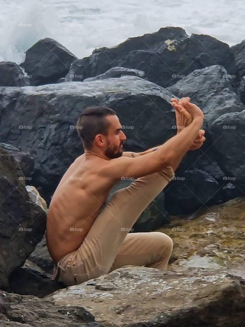 Stretching out the body