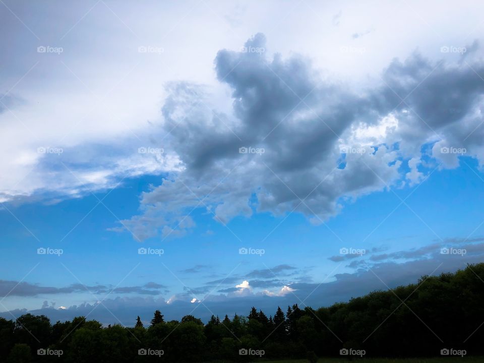 Clouds are like art in the sky 