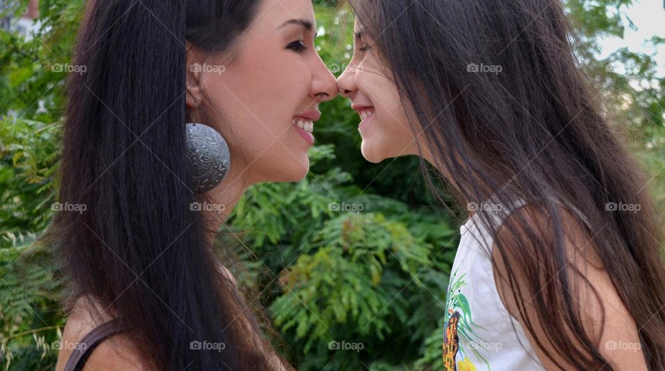 Love and Happiness Toghether, Mother and Daughter