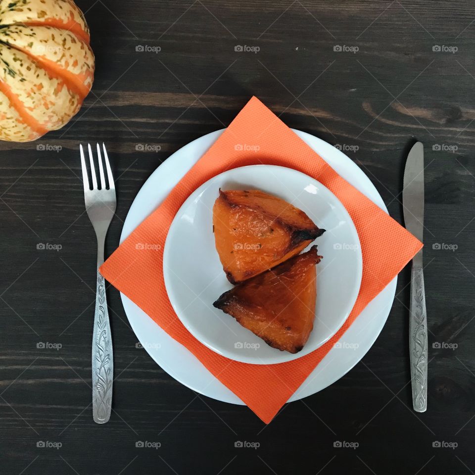 Food, No Person, Dinner, Knife, Plate