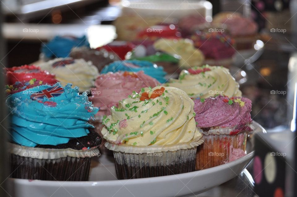 Colorful muffins