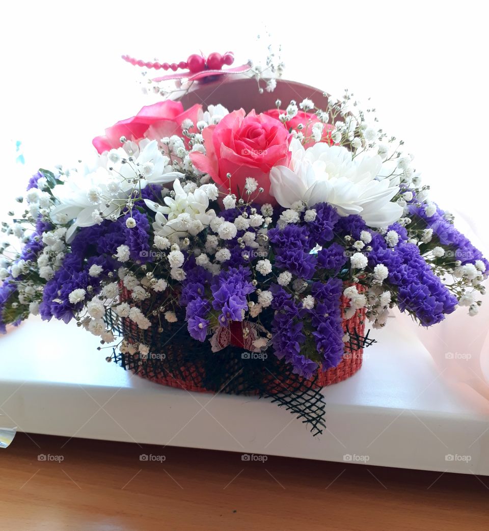 flowers box for gift