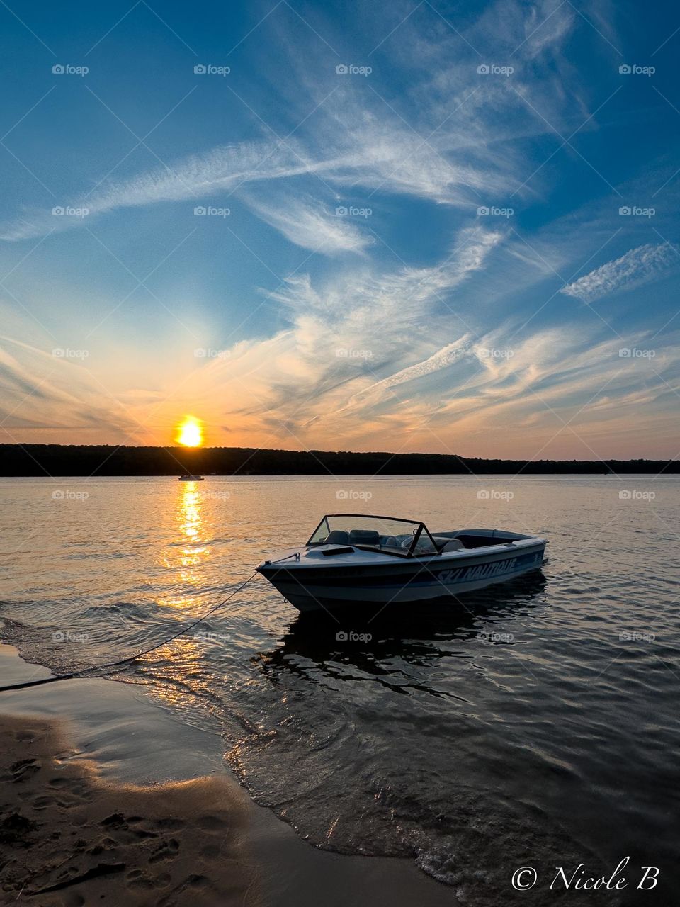 Sunset on Otsego Lake