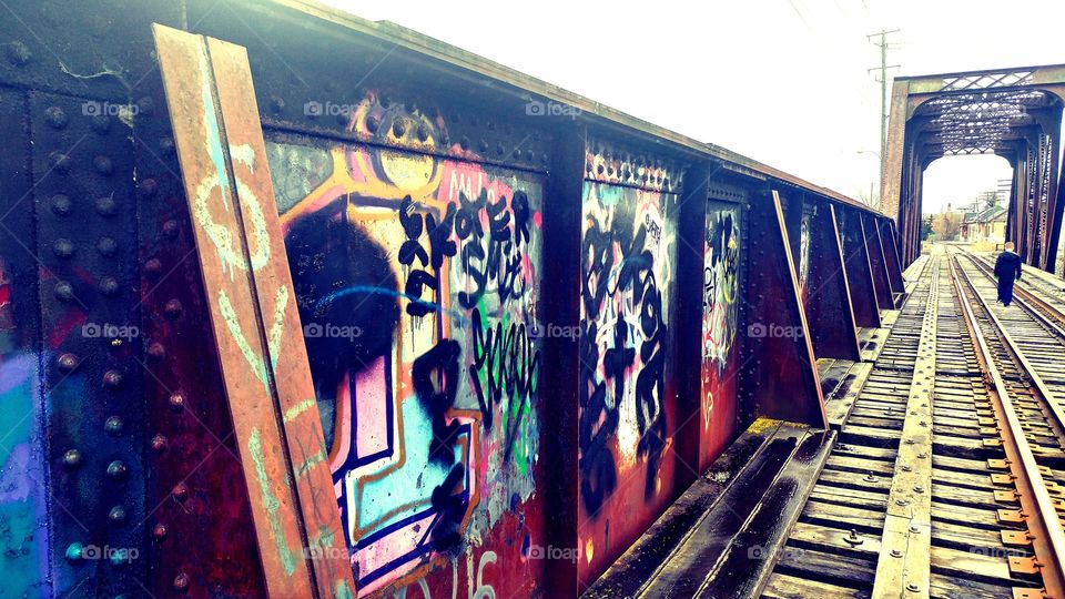 No Person, Graffiti, Travel, Painting, Train