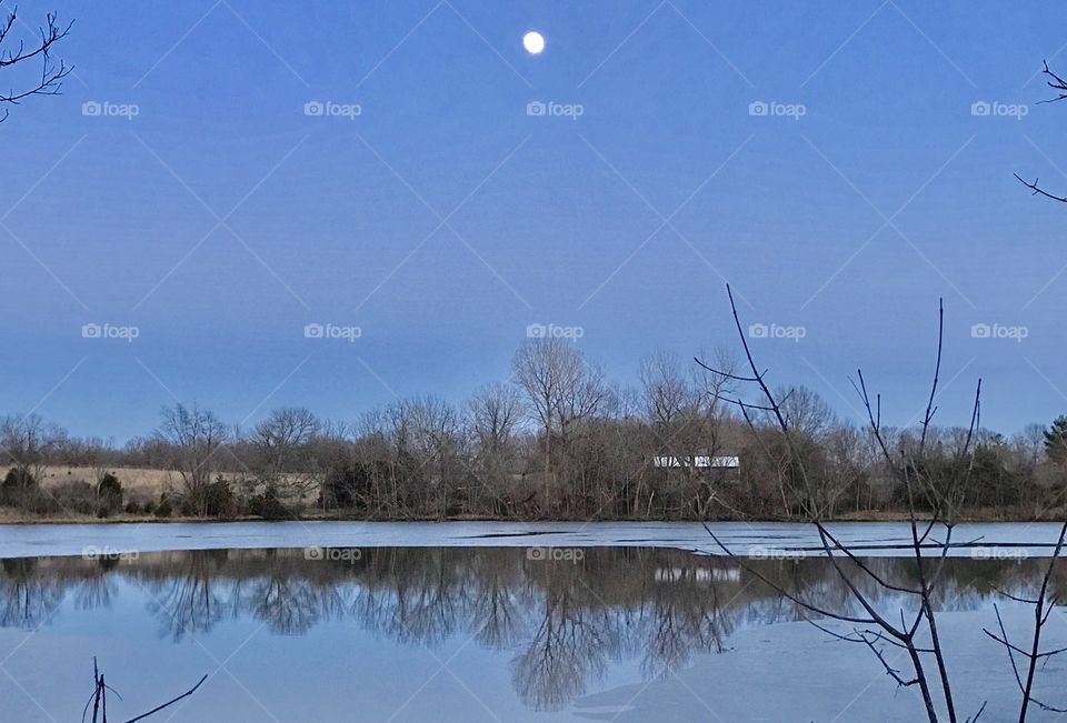 Winter Story, cold, winter, rural, frozen, ice, lake, sky, shore, thin ice, pond, water, melting, trees, tree line, 