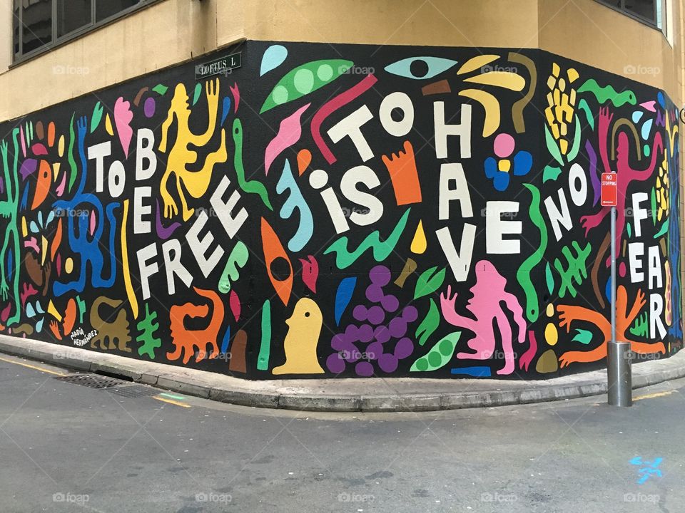 Street art in Sydney 