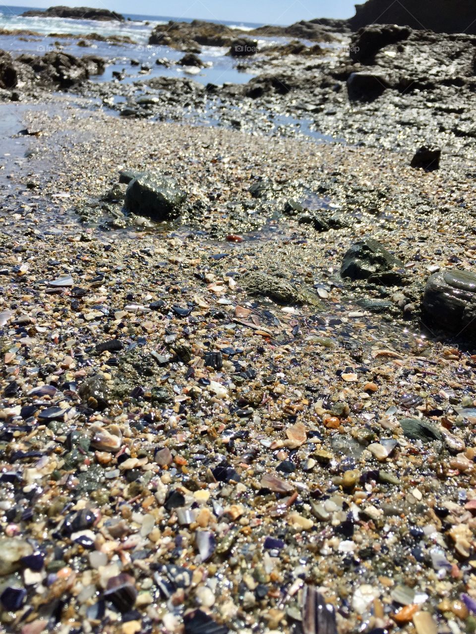 Beach Rocks Beach Glass