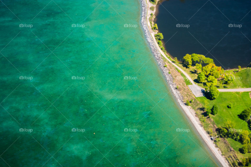 Aerial Photkgraphy over Sodus Bay of Lake Ontario. Aerial Photkgraphy over Sodus Bay of Lake Ontario