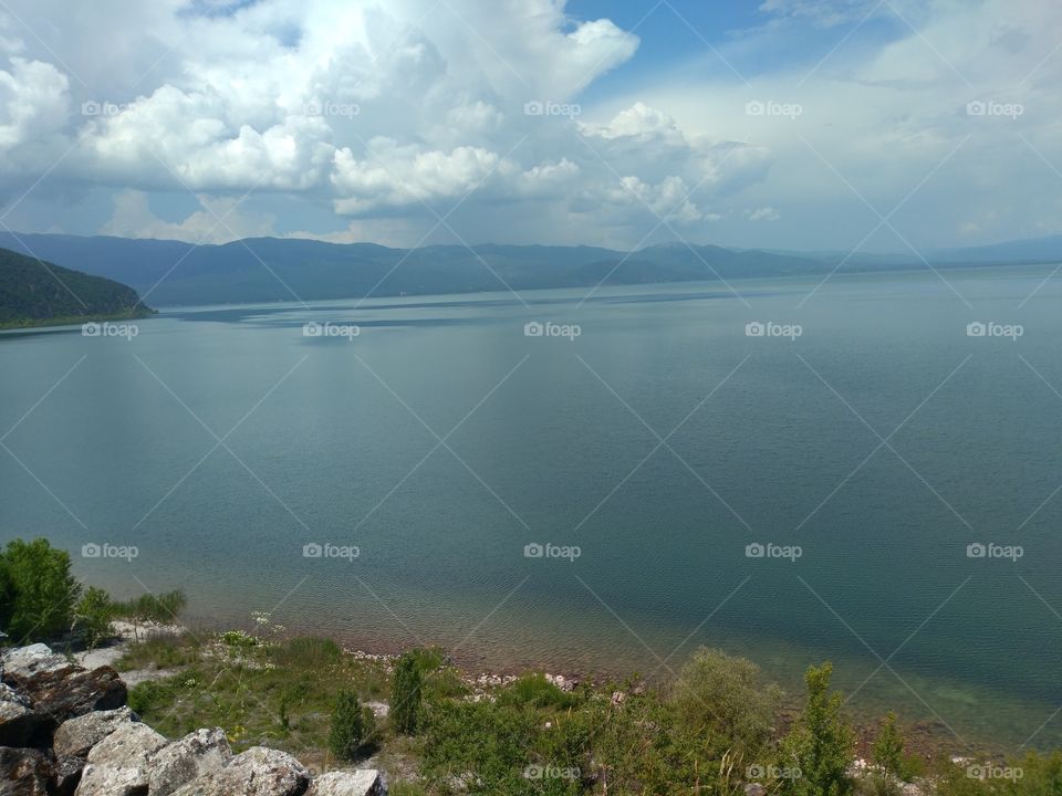 Prespa lake. Macedonia