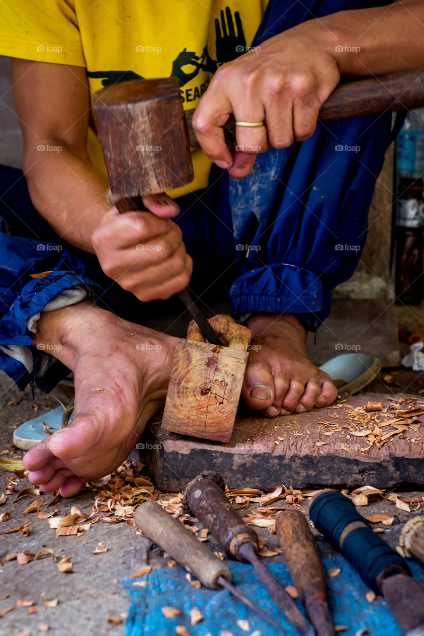 working hands