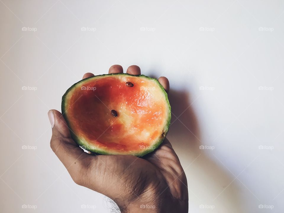 After eating watermelon 🍉 