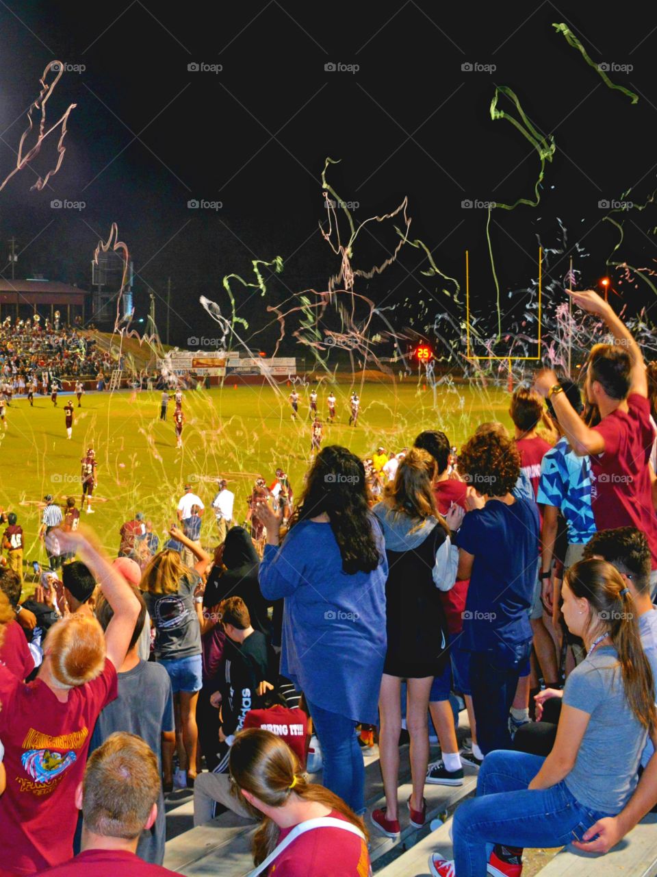 First signs of autumn - Football is certainly a sign of autumn as students get rowdy and cheer on their home teams 