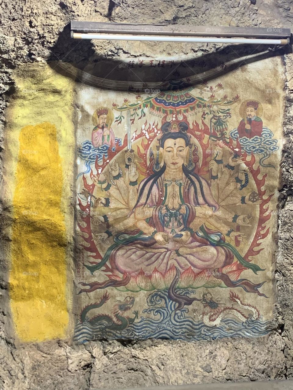 Mural in Guan Yin temple