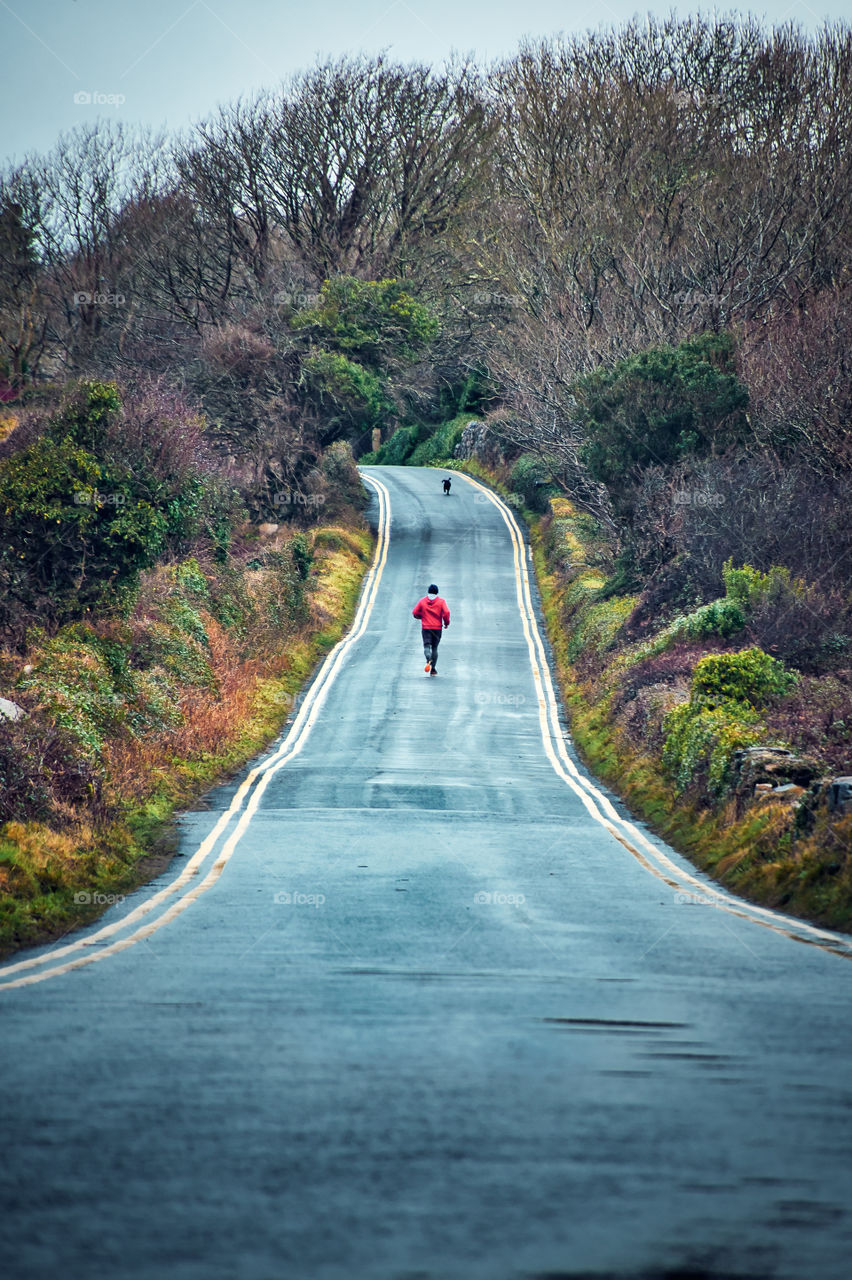 Running up the road