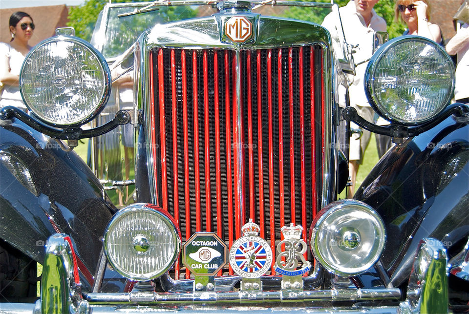 mg chrome vintage car by neil.holloway.144