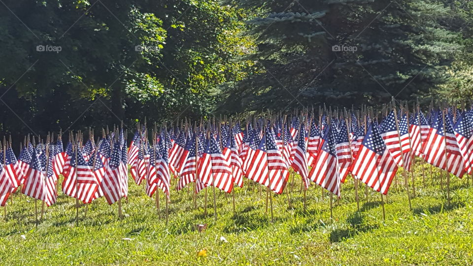 9/11 memorial in Canaan, Maine