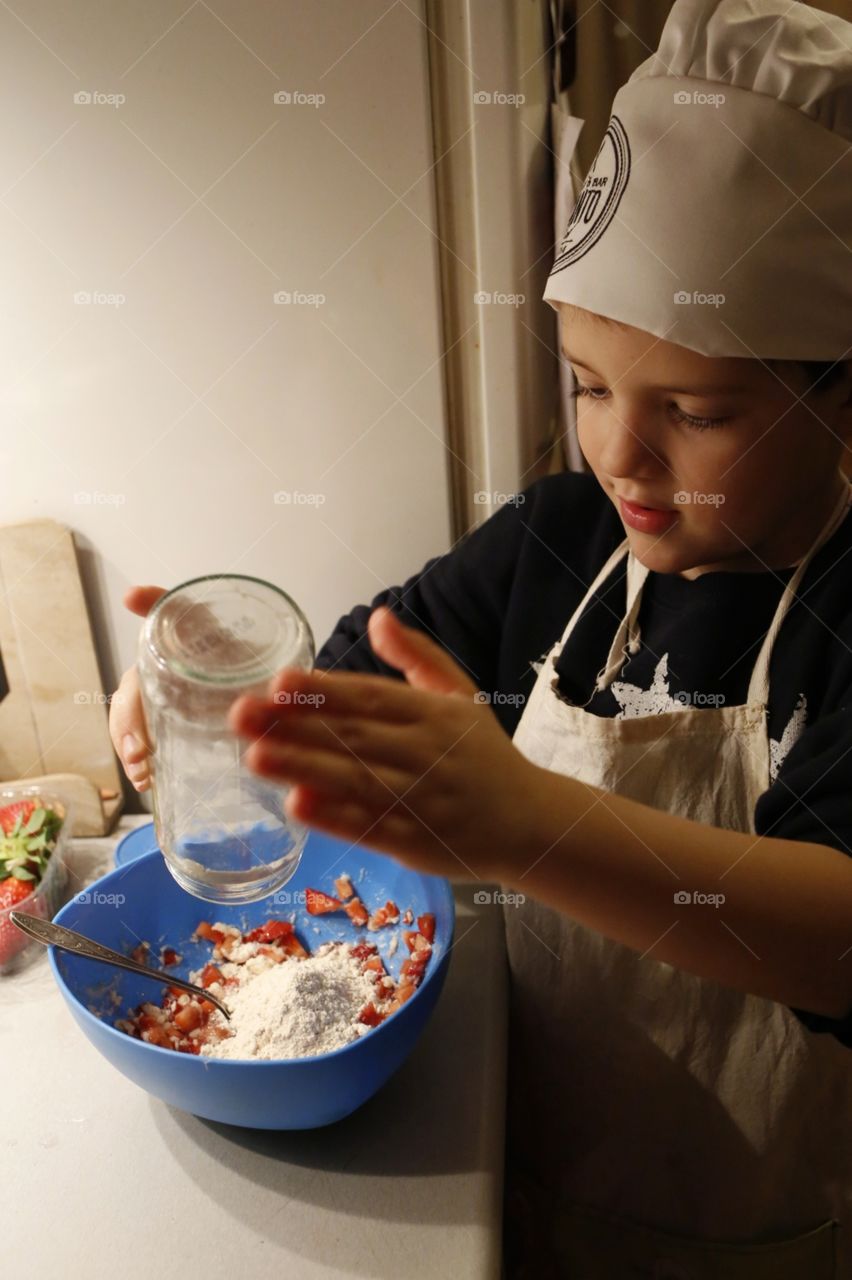 toddler cooking