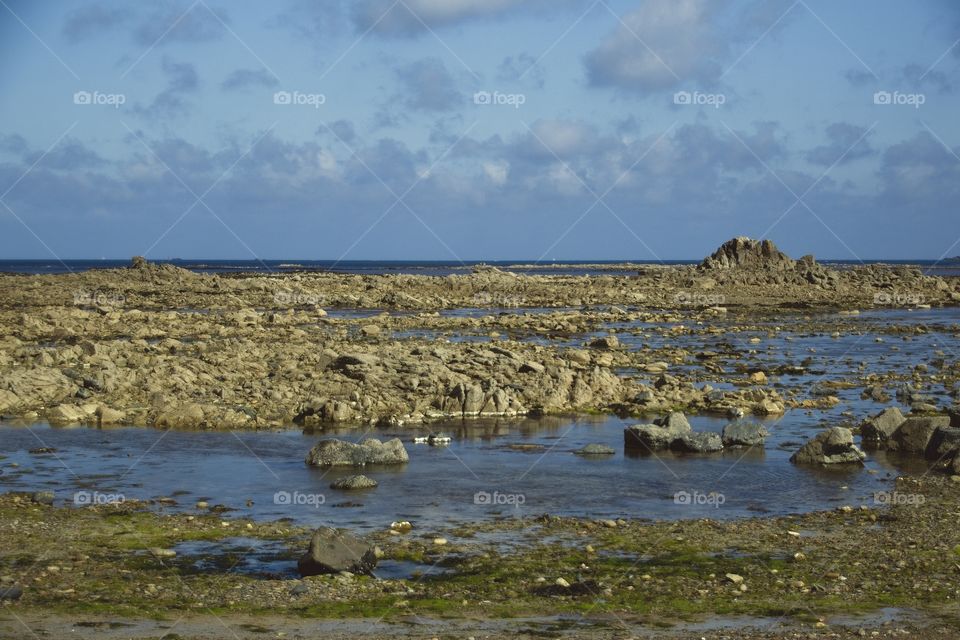 clouds over the river