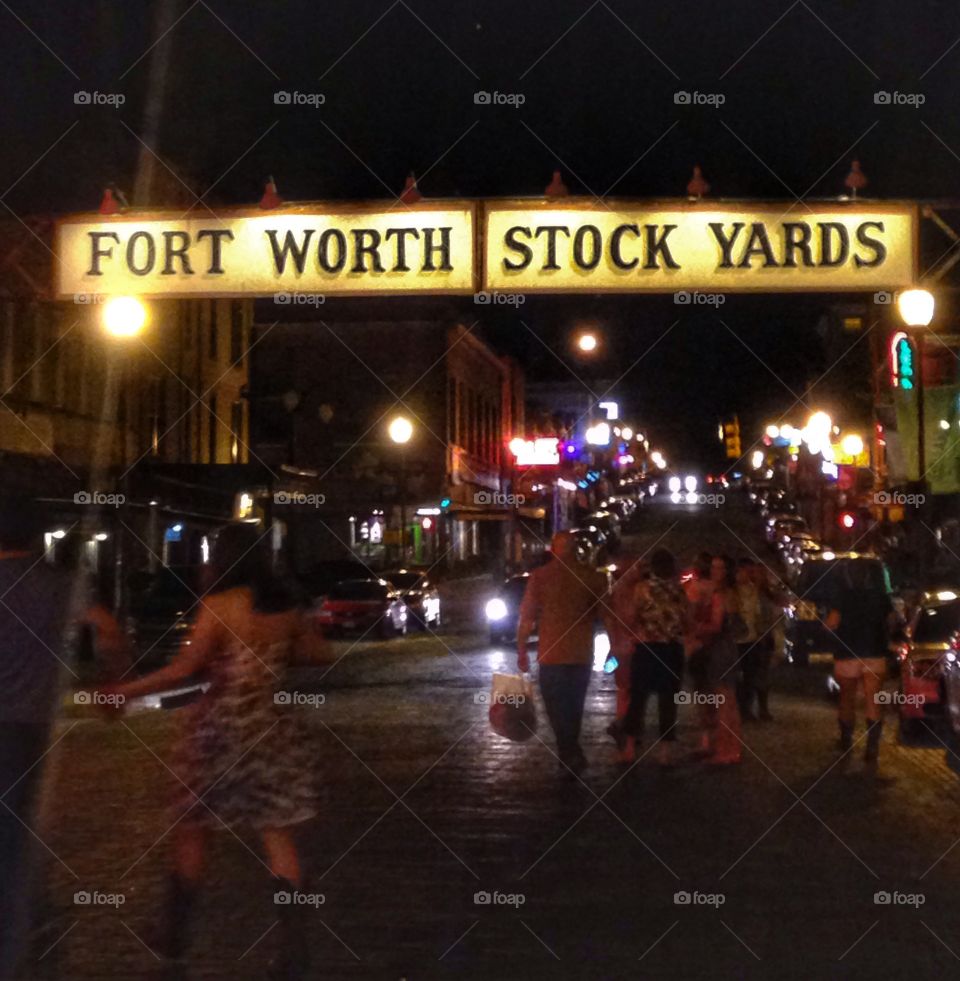 Cowboy up. Ft worth stockyards 