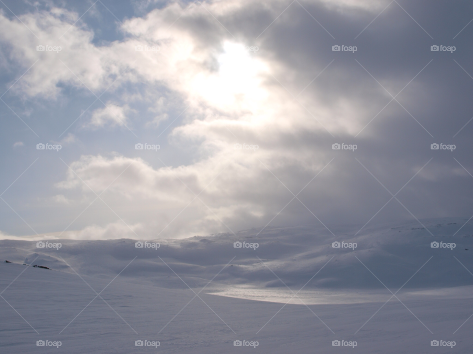 snow winter norway blue by hslysne