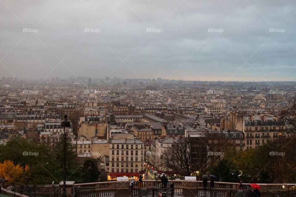 View of Paris from Montmartre