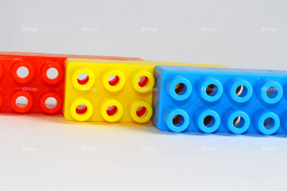 coloured blocks