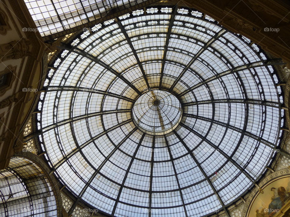 Ceiling of Galleria Vittorio Emanuele
