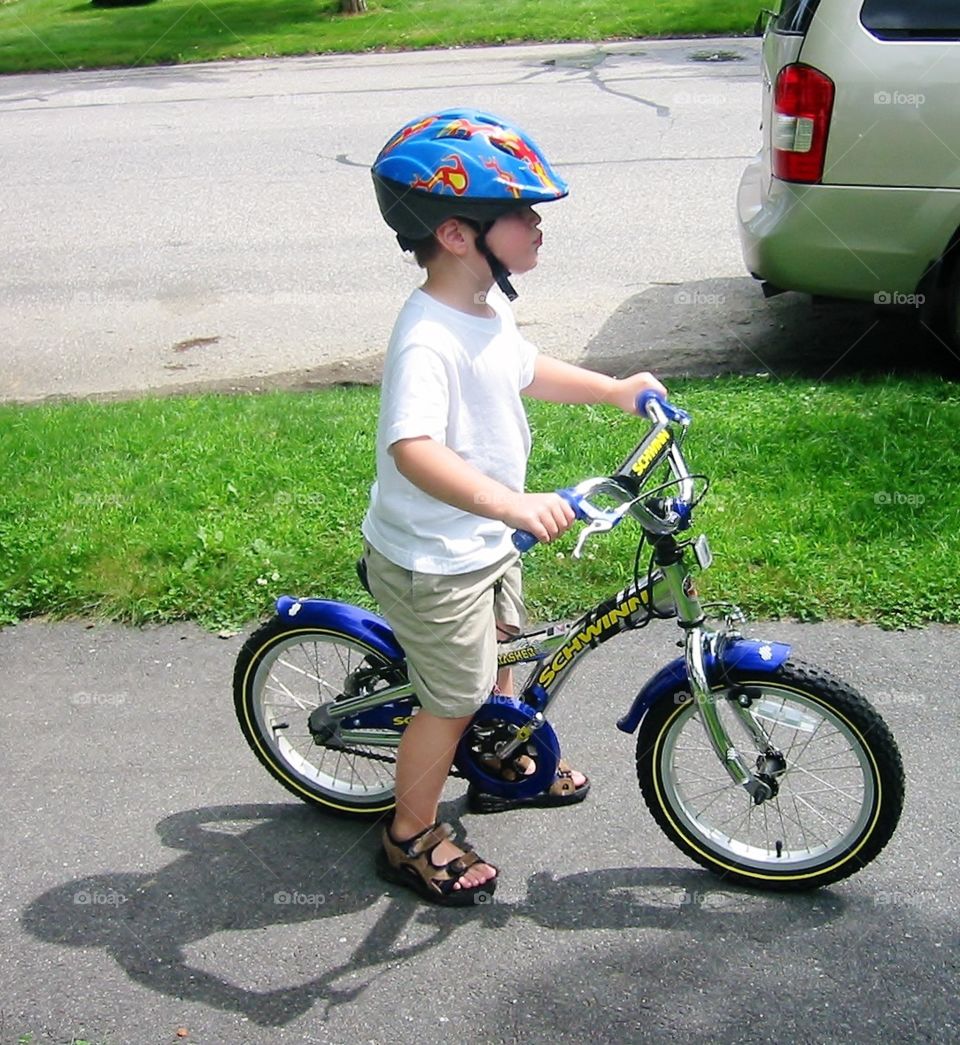 Pedals off. Learning how to ride your bike starts with balance, so off come the pedals!  Me and my bicycle mission
