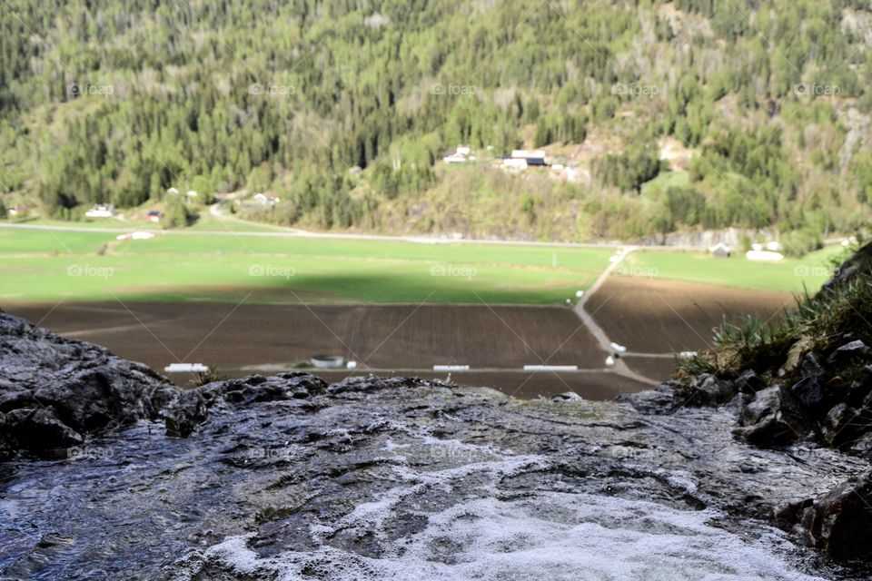 Water with a view over Flatdal 