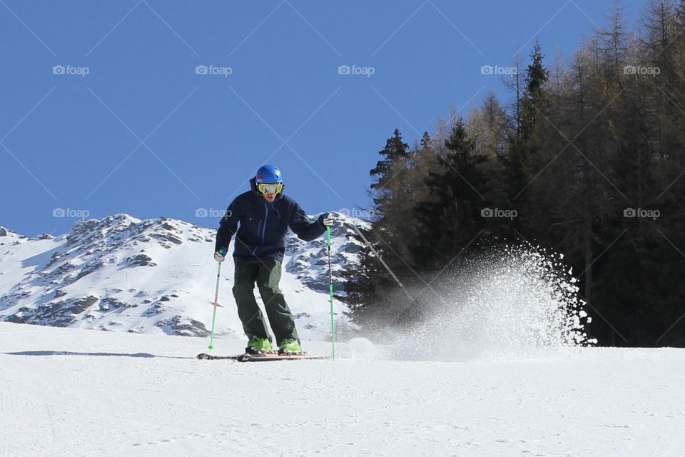 Snow, Winter, Skier, Mountain, Cold