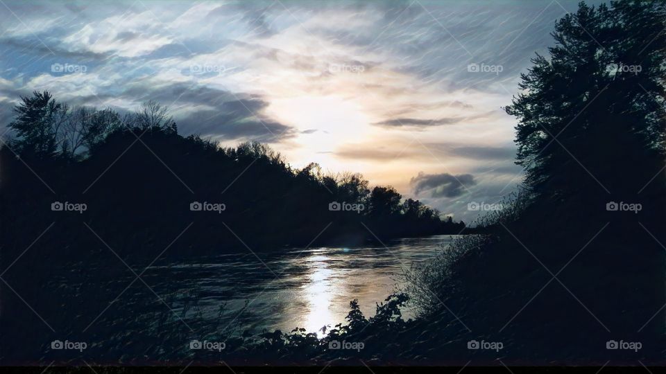 Sunsetting on the Willamette