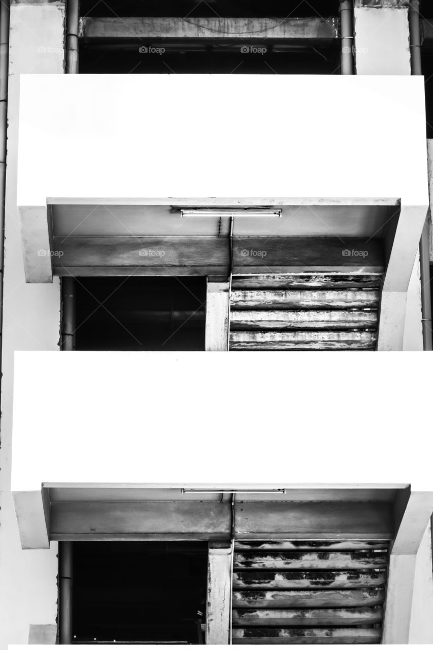 Black and white interior 