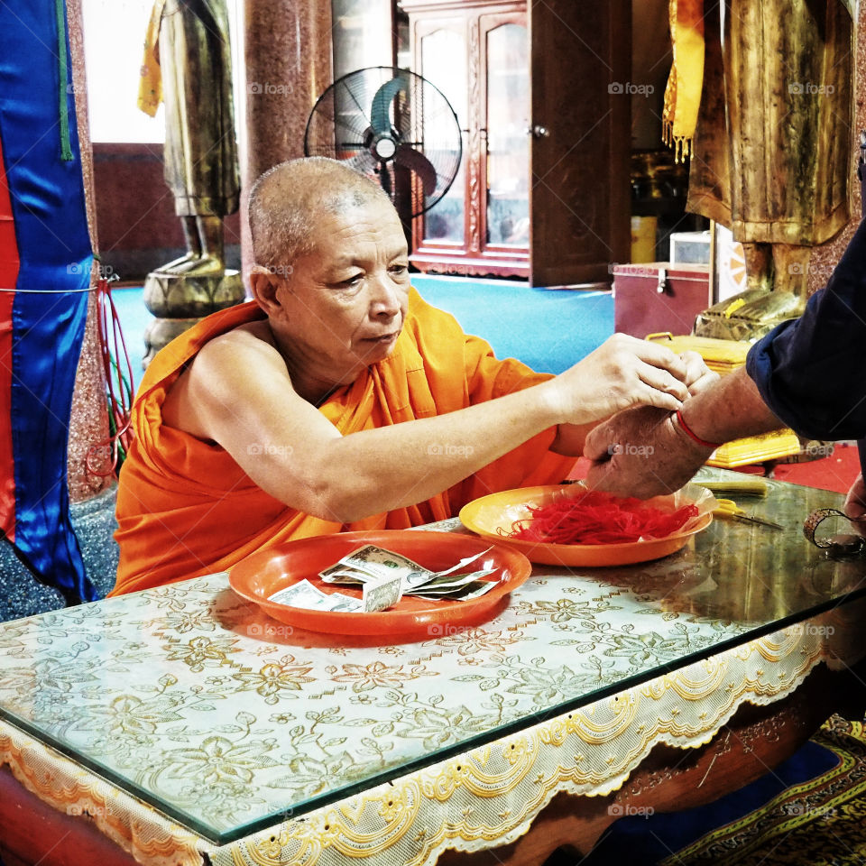 Buddhist blessing 